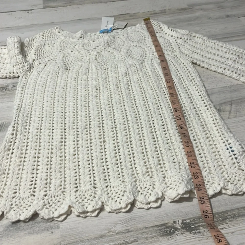 J.McLaughlin Shellona Crocheted Sweater Size Large NWT - Picture 10 of 11